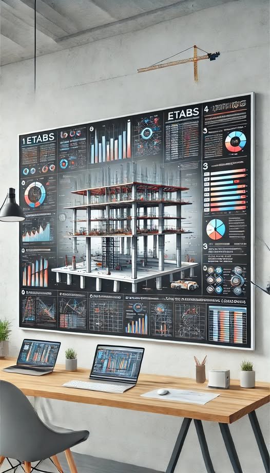 🏗️ “ETABS – Advanced Structural Design and Analysis” – eotss-academy.com