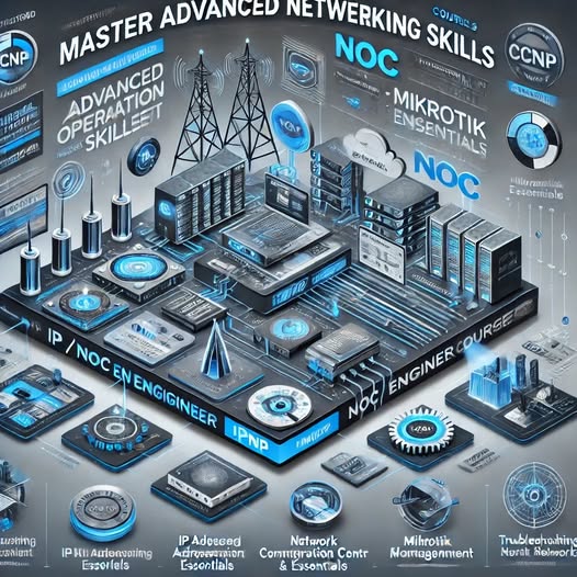 🧾 IP/NOC Engineer Course (Advanced Topics from CCNP + Mikrotik)