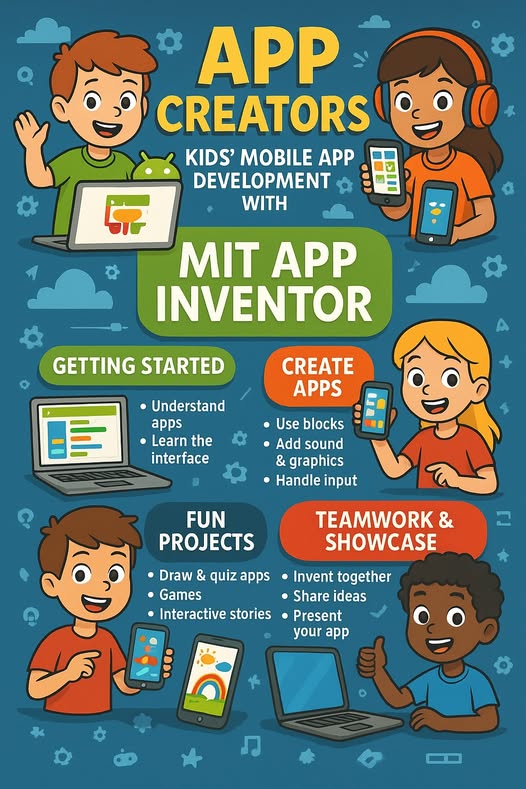 📱 App Creators: Kids’ Mobile App Development with MIT App Inventor