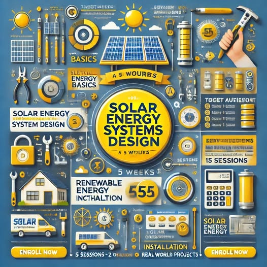 ☀️ Solar Energy Systems Design (Photovoltaic Systems)