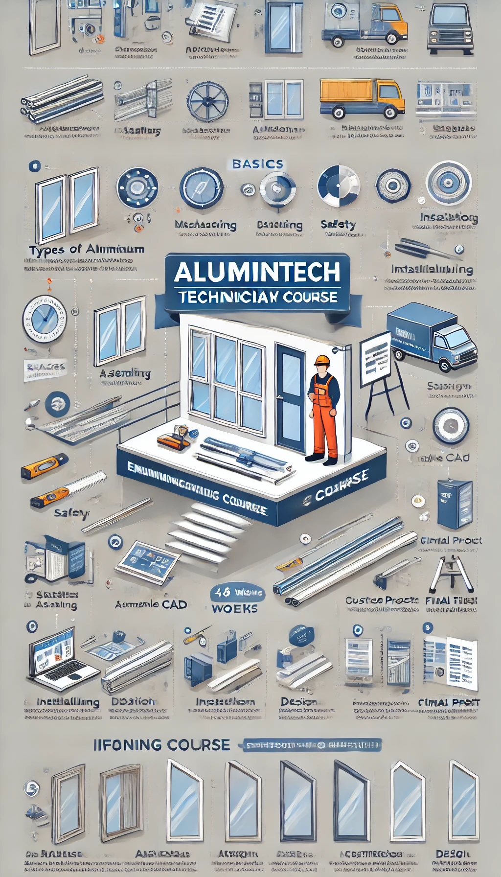 🎓 AluminTech Technician Course – Aluminum Fabrication Technician
