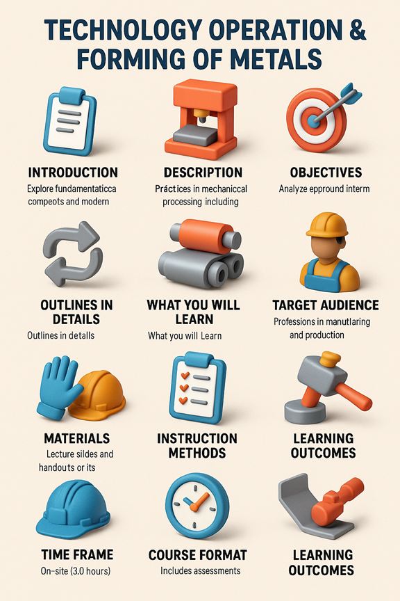 Technology Operation & Forming of Metals