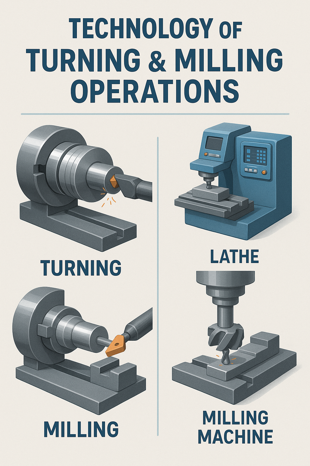 Technology of Turning & Milling Operations